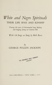 Tapa de Whiteand Negro spirituals, their life span and kinship