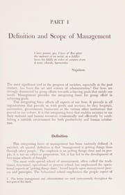 Tapa de Management and the behavioral sciences