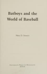 Tapa de Batboys and the world of baseball