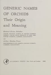 Tapa de Generic names of orchids