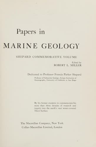 Tapa de Papers in marine geology