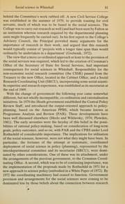 Tapa de Social science research and government