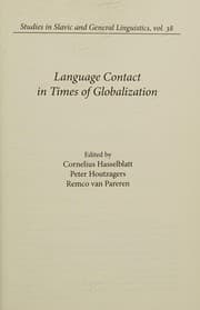 Tapa de Language contact in times of globalization