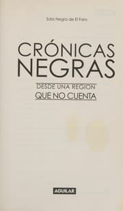 Tapa de Crónicas negras