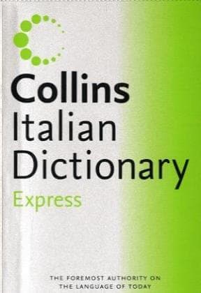 Tapa de Collins Express Italian Dictionary