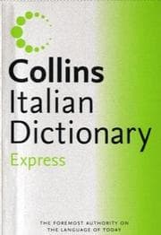 Tapa de Collins Express Italian Dictionary
