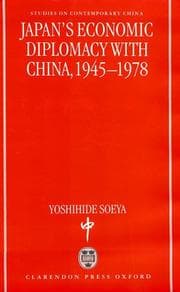 Tapa de Japan's economic diplomacy with China, 1945-1978