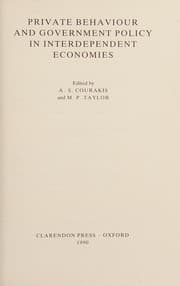 Tapa de Policy Issues for Interdependent Economics