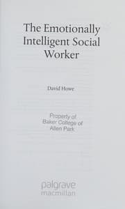 Tapa de The emotionally intelligent social worker