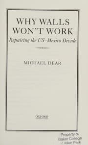 Tapa de Why walls won't work