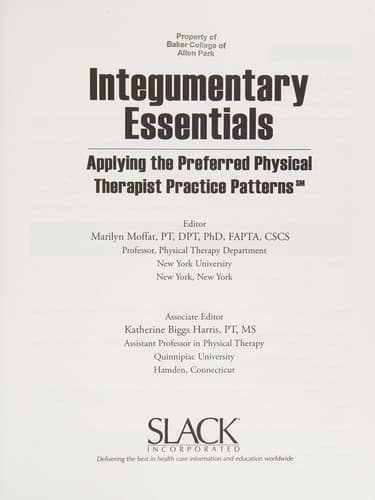 Tapa de Integumentary essentials