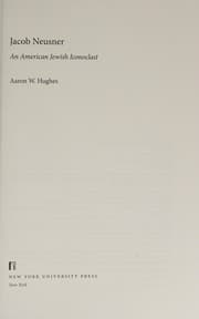 Tapa de Jacob Neusner