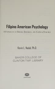 Tapa de Filipino American psychology
