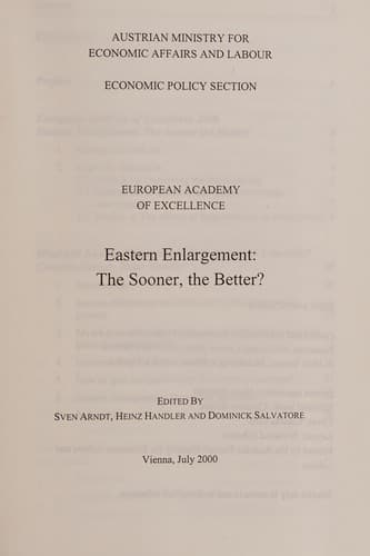 Tapa de Eastern enlargement