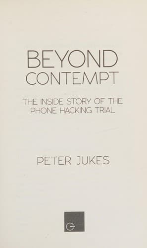 Tapa de Beyond Contempt