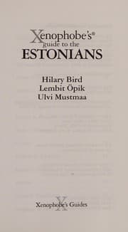 Tapa de Xenophobe's guide to the Estonians