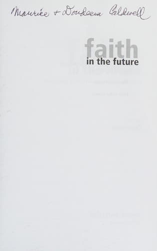 Tapa de Faith in the future