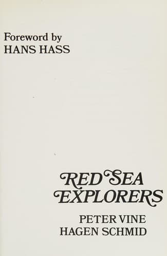 Tapa de Red Sea explorers
