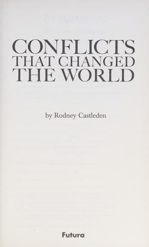 Tapa de Conflicts that changed the world