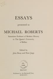 Tapa de Essays presented to Michael Roberts