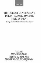 Tapa de The role of government in East Asian economic development