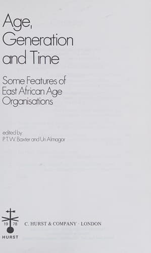 Tapa de Age, generation and time