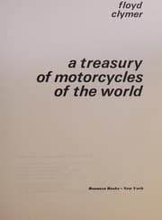 Tapa de A treasury of motorcycles of the world