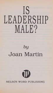 Tapa de Is leadership male?