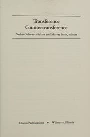 Tapa de Transference countertransference