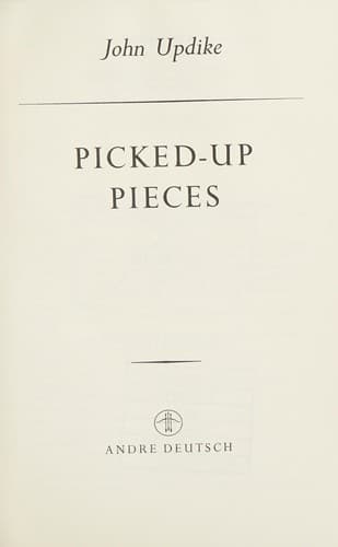 Tapa de Picked-up pieces