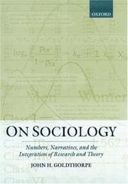 Tapa de On Sociology