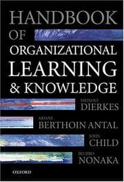 Tapa de Handbook of Organizational Learning and Knowledge