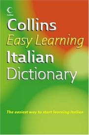 Tapa de Collins Easy Learning Italian Dictionary