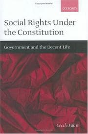 Tapa de Social Rights Under the Constitution