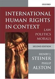 Tapa de International human rights in context