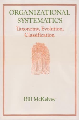 Tapa de Organizational systematics--taxonomy, evolution, classification