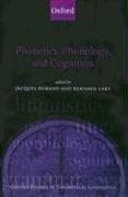 Tapa de Phonetics, phonology, and cognition