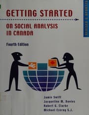Tapa de Getting started on social analysis in Canada