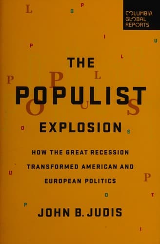 Tapa de The populist explosion