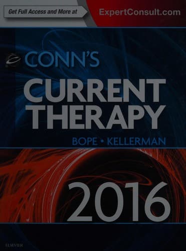 Tapa de Conn's Current Therapy 2016