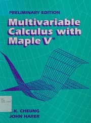 Tapa de Multivariable calculus with Maple V