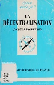 Tapa de La décentralisation