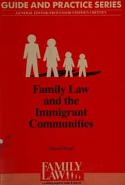 Tapa de Family law and the immigrant communities