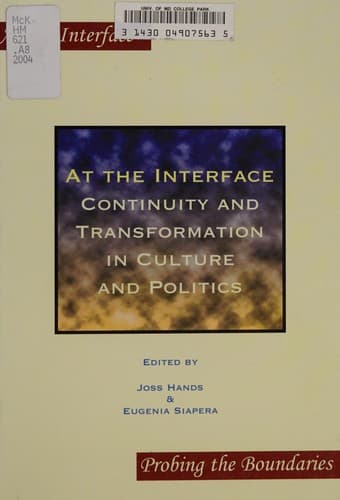 Tapa de At the interface