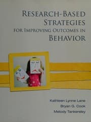 Tapa de Research-based strategies for improving outcomes in behavior