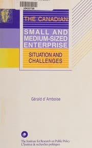 Tapa de The Canadian Small and Medium-Sized Enterprise