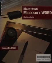 Tapa de Mastering Microsoft Word