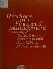 Tapa de Readings in financial management
