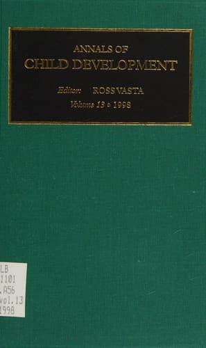 Tapa de Annals of Child Development