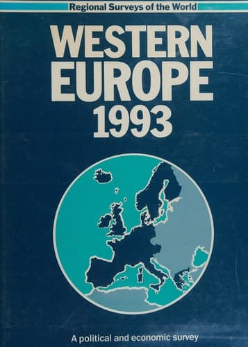 Tapa de Western Europe 1993 (Western Europe)